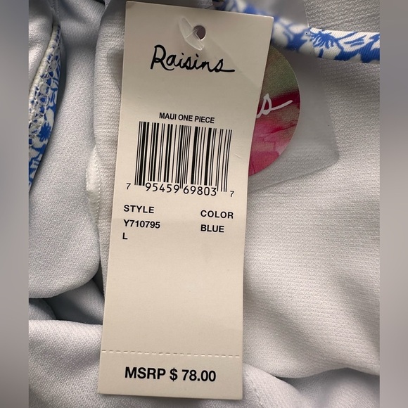 Raisins Women's One Piece Swimsuit - Cheeky Cut NWT - Picture 13 of 16